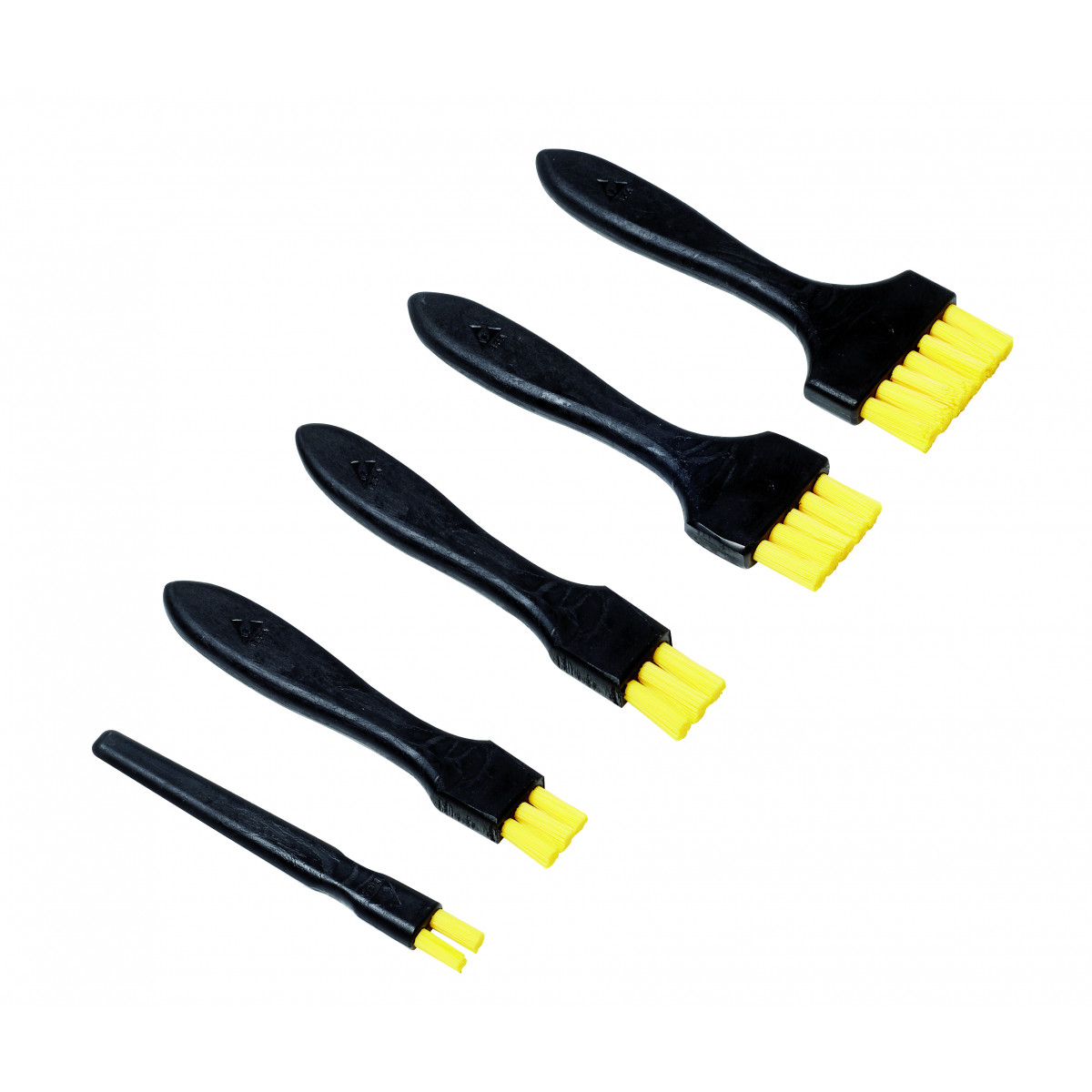 Dissipative brush hard nylon yellow