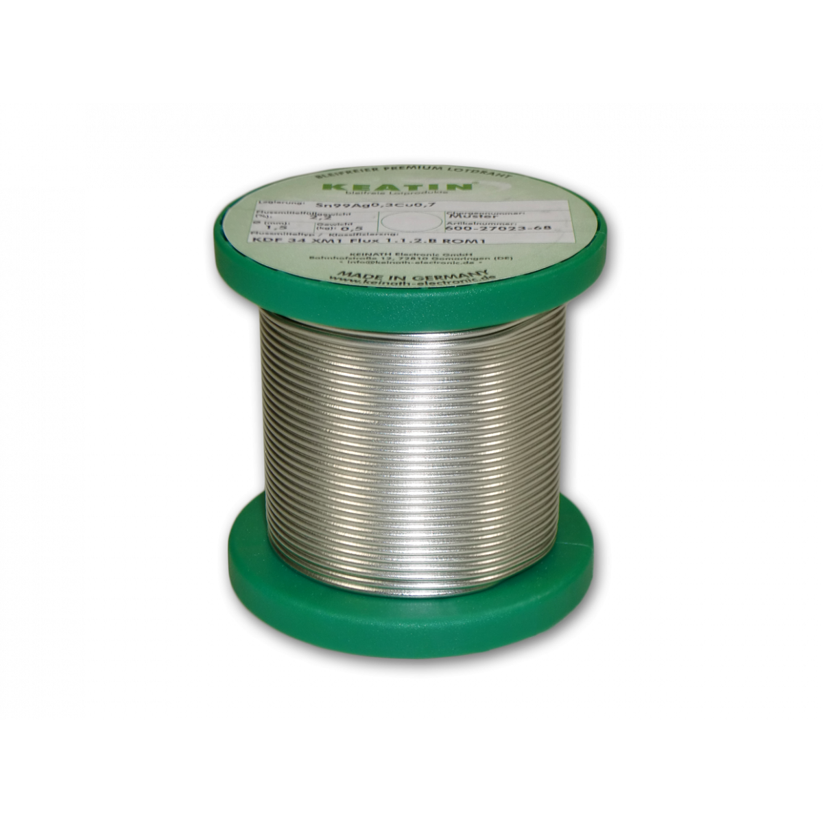 KEATIN® SAC305 advanced solder wire KDF 34 XM1