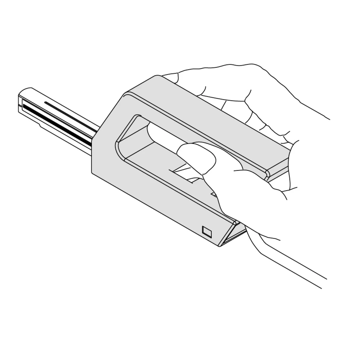 Execution:Handle for measuring high voltage