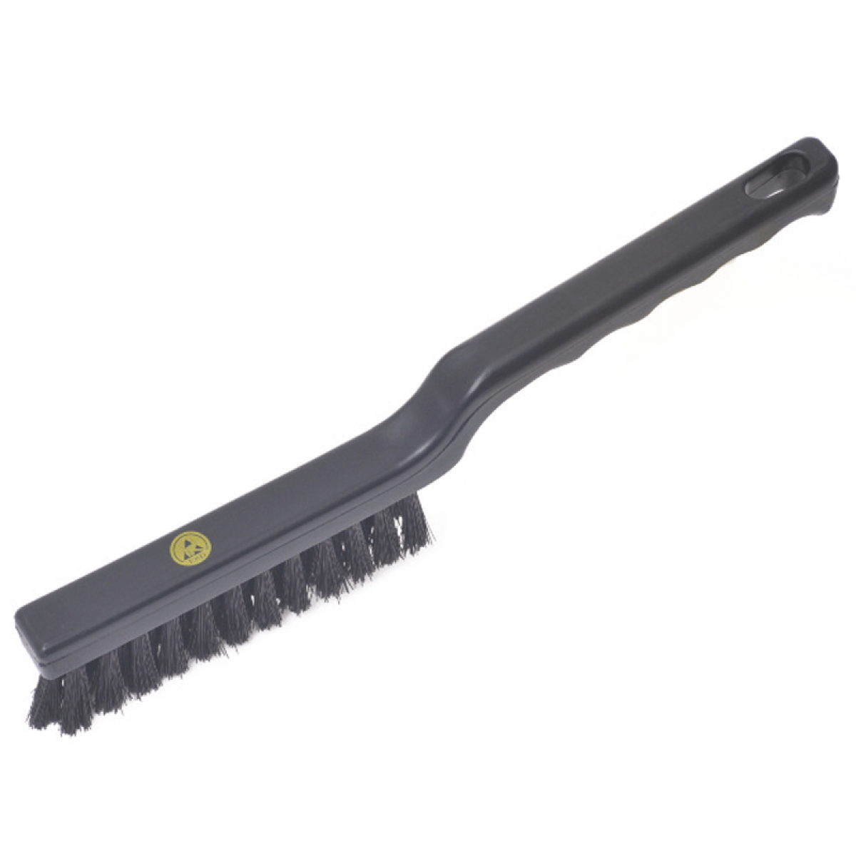 Conductive small hand brush natural bristles