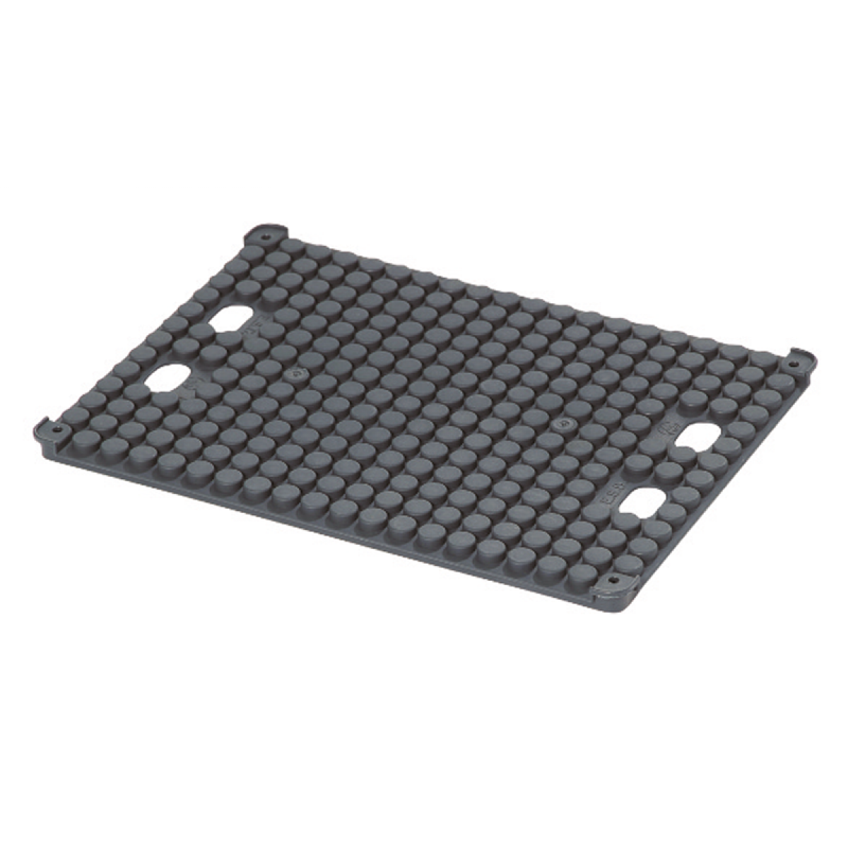 Description:19 PCBs lengthwise / 13 PCBs crosswise, dimples Ø 15 mm, slot width 1.8 mm, Dimensions:350 x 250 x 15 mm